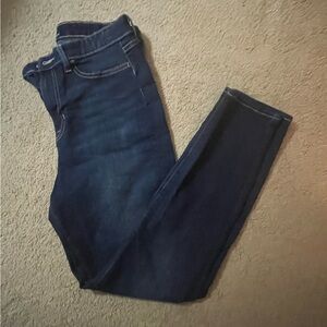 Worn once. GAP high rise jeggings